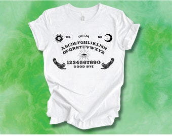 Ouija Board T-Shirt: Witchy Halloween Mystic Tee