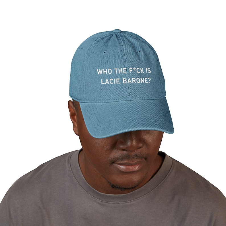 Who the F*ck is Lacie Barone? Embroidered Denim Hat, TSITP Inspired Baseball Cap, The Summer I Turned Pretty Merch image 5