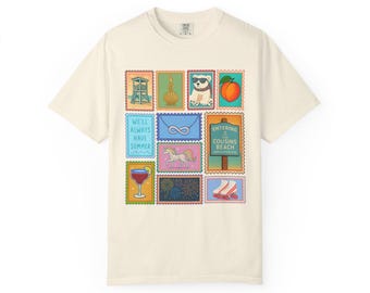 The Summer I Turned Pretty Vintage Stamp T-Shirt, Cousins Beach Tee, TSITP Merch