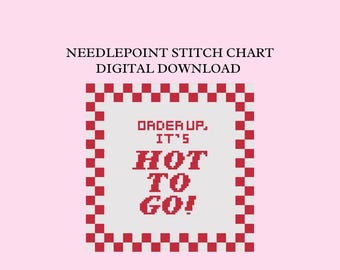 Nålstickningsdiagram för Hot To Go Pizza Box - Chappell Roan Inspired (digital PDF)