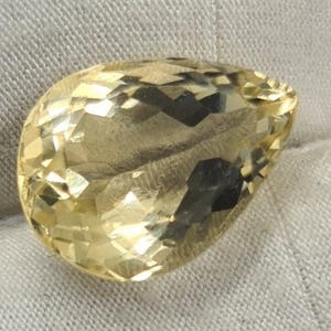 12x16 MM Natural Citrine Pear Faceted Cut Loose Gemstone, 8.50 Carats Semi Precious Stone