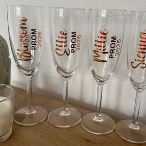 Prom Flutes Personalized Prom Champagne Flutes: White Plastic Party Glasses - Etsy UK