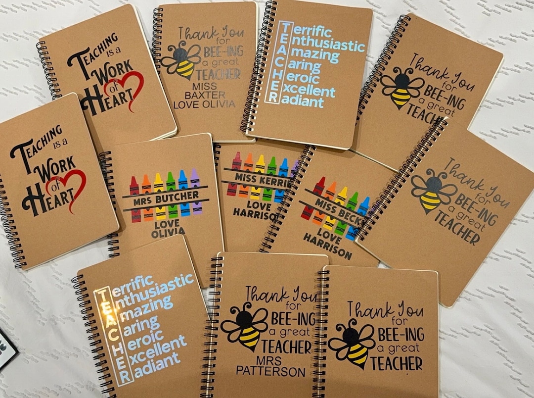 Personalized Teacher Notepad: End of Year Gift - Etsy UK