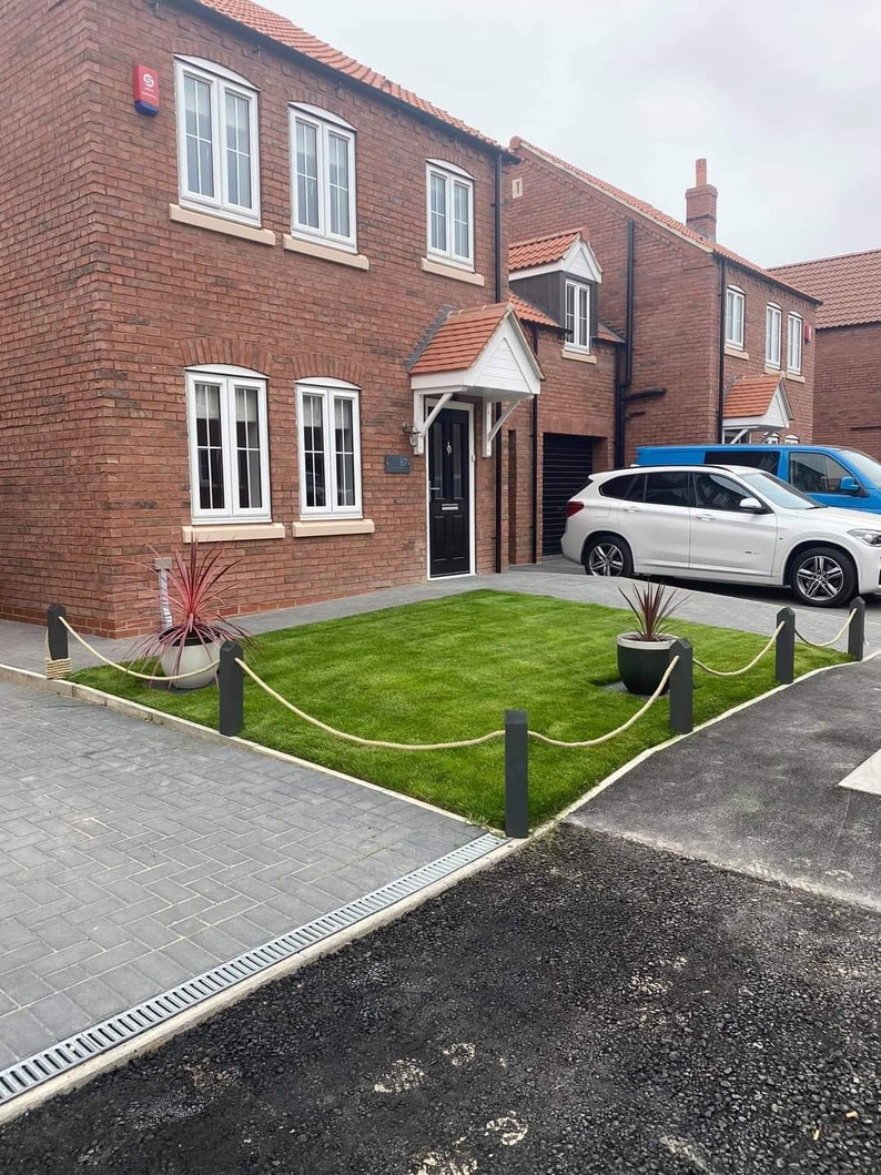 Wood/timber Post and Rope NO DIG Kit Richthepostman 28mm - Etsy