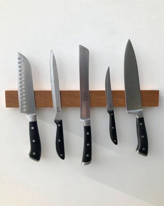 Wooden Knife Holder / Oak Knife Holder / Knife Stand Etsy
