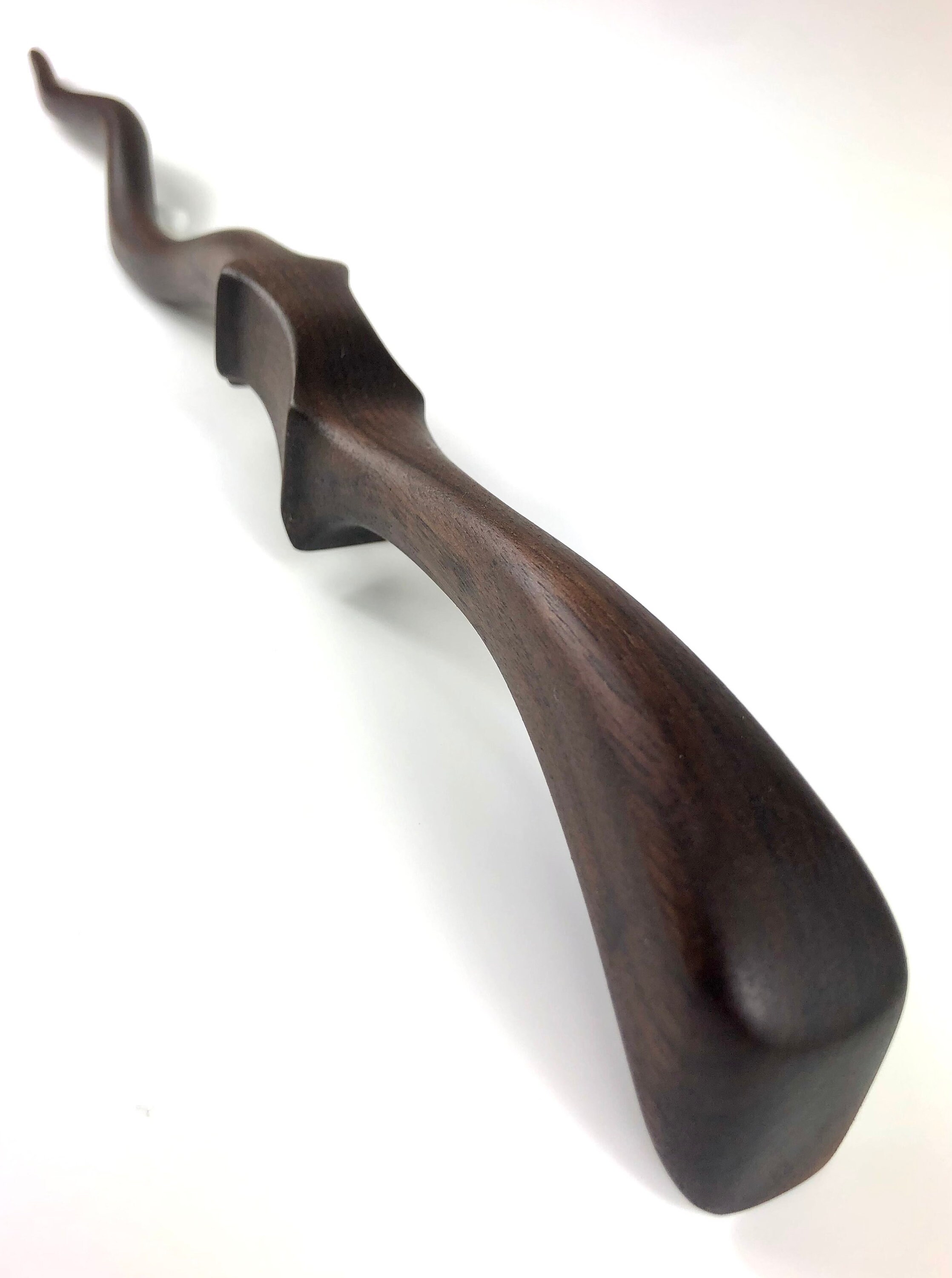 15 1/2 Handcrafted Wooden Spiral Wand American Black Walnut Etsy