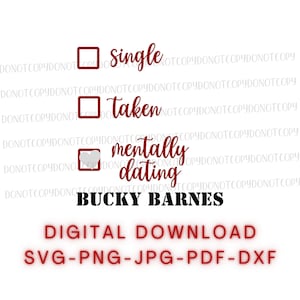 Psychisch aus Bucky Barnes SVG, PNG, JPG Datei/Wintersoldat digitaler Download Serie Vinyl geschnitten Datei/Buckys Liebhaber geschnitten Datei