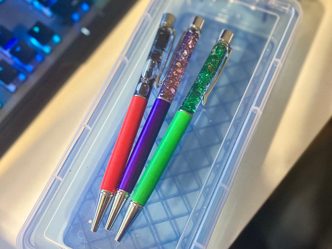 IMPERFECT Ballpoint Glitter Pen/custom Glitter Hawkeye Etsy