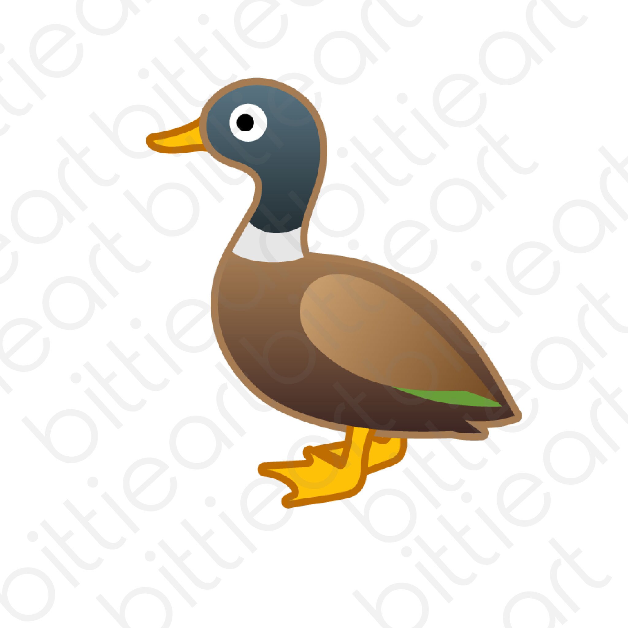 Duck PNG duck emoji Digital Download Hunting Duck PNG Bird Etsy
