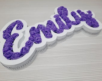 Empty names Box, Hollow Styrofoam Fillable name,  Fillable letters, Gift Fill name Box, Decor Hollow names, Centerpiece letters