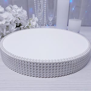 Cake stand, pearl cake stand, wedding cake stand, white cake stand, pearl wedding cake stand, round cake stand, cake stand height 2 inches