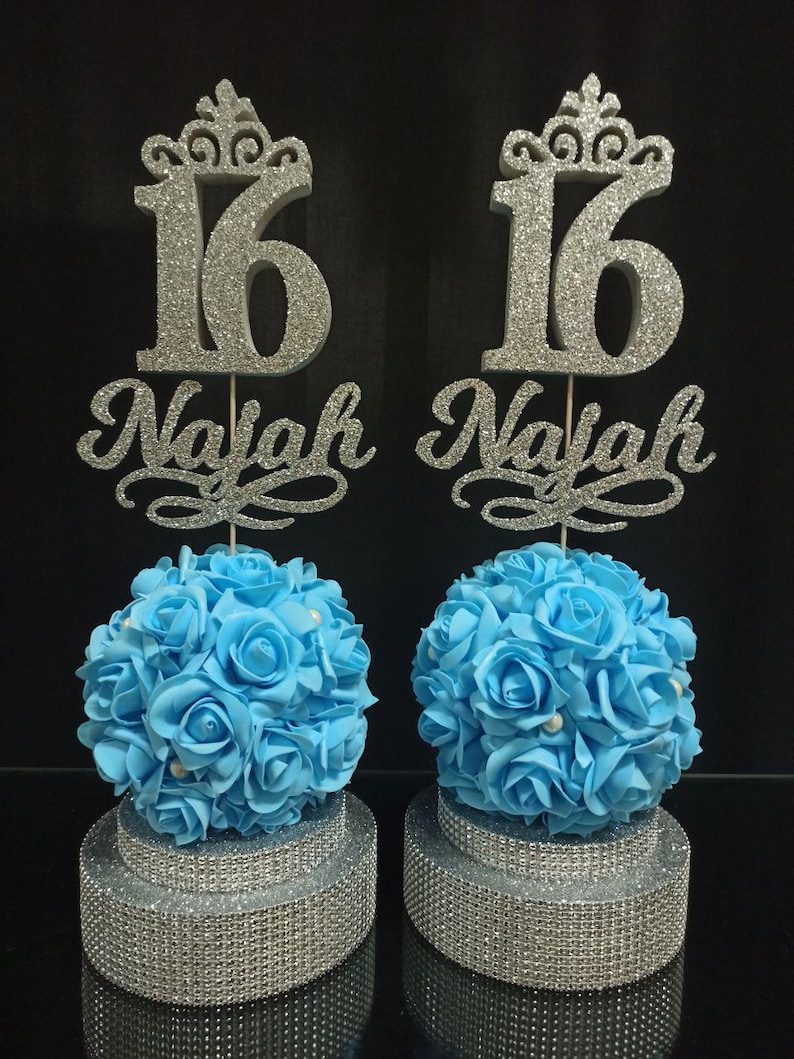 Sweet 16 Centerpieces, Quinceañera, Quince Centerpiece, Ball of Roses ...