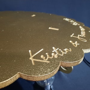 Сustom wedding cake stand, gold personalization cake stand, Wooden self-assembly cake stand, cake stand wedding, cake stand