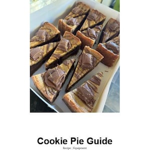 Cookie Pie Recipe | Digital Recipe guide