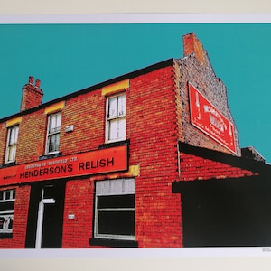 Henderson&#39;s Relish, Sheffield A4 Art Print