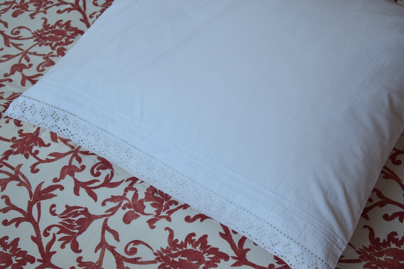 Antique French Pillowcase Handmade Richelieu Madeira Etsy