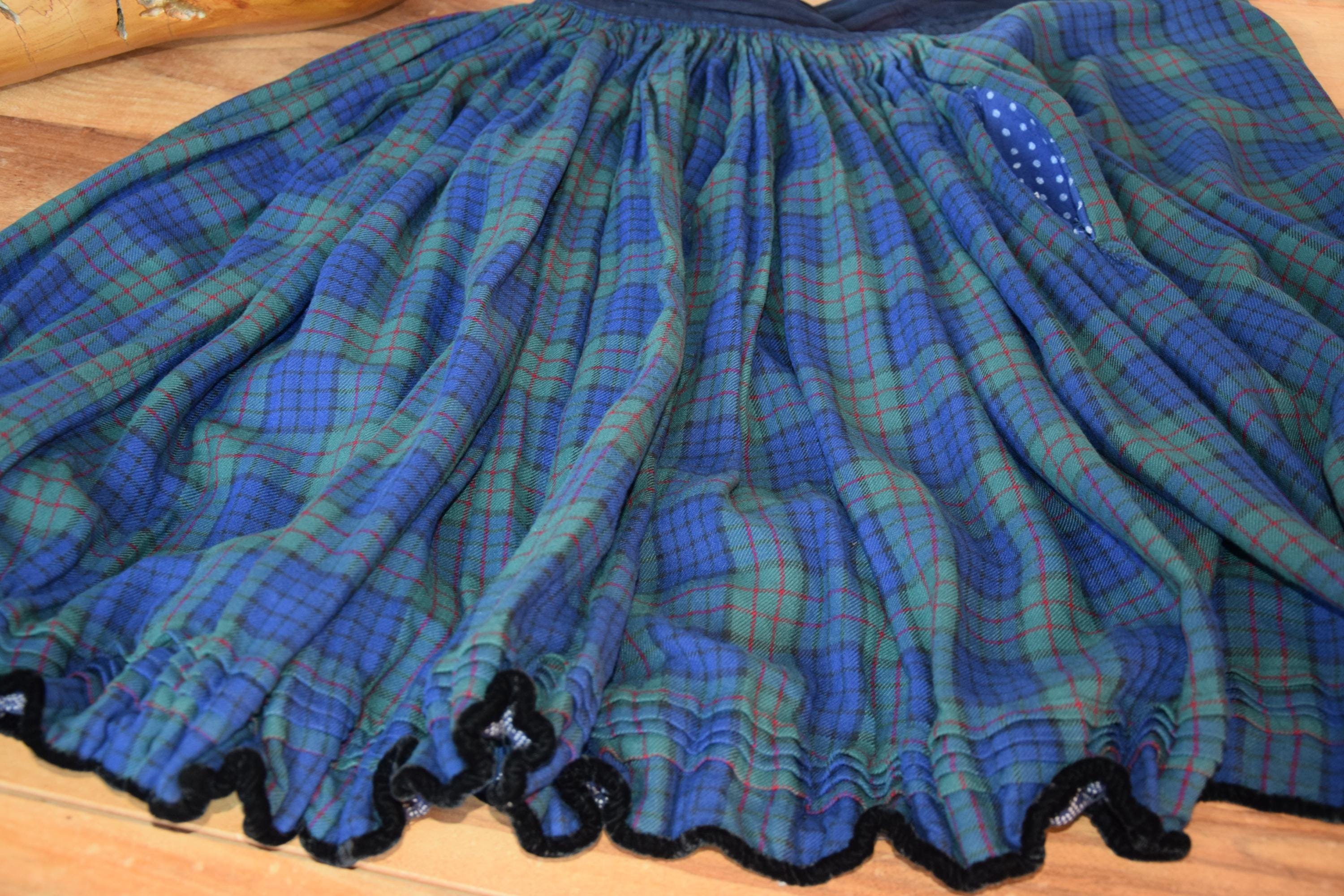 Vintage Hungarian Skirt - Etsy