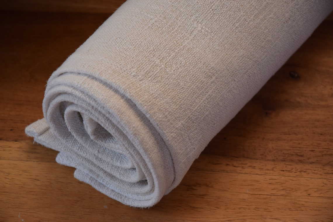 Antique Pure Hemp Napkins Set 6 Rustic French Towel Material Etsy