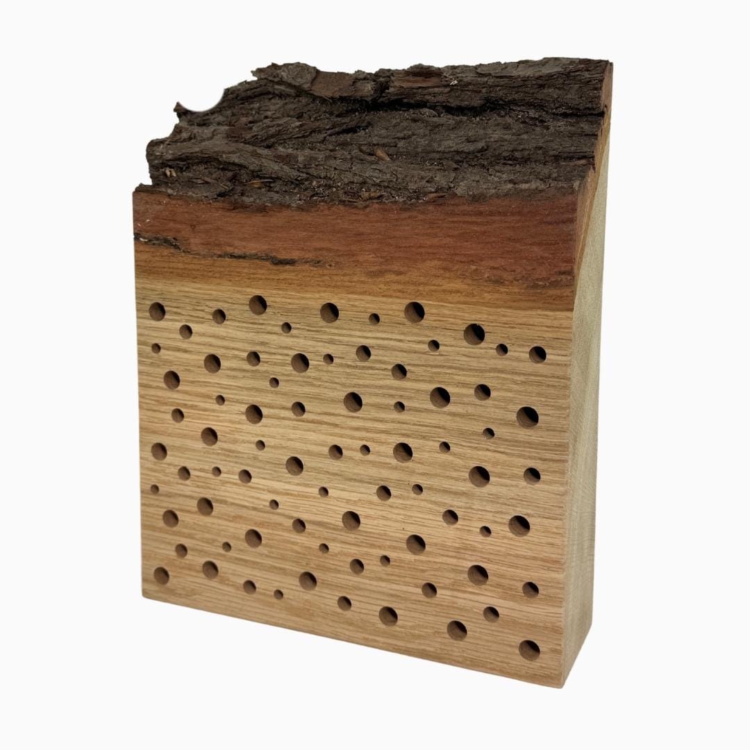 Wild bee hotel nesting block – tree edge, nesting aid, insect hotel