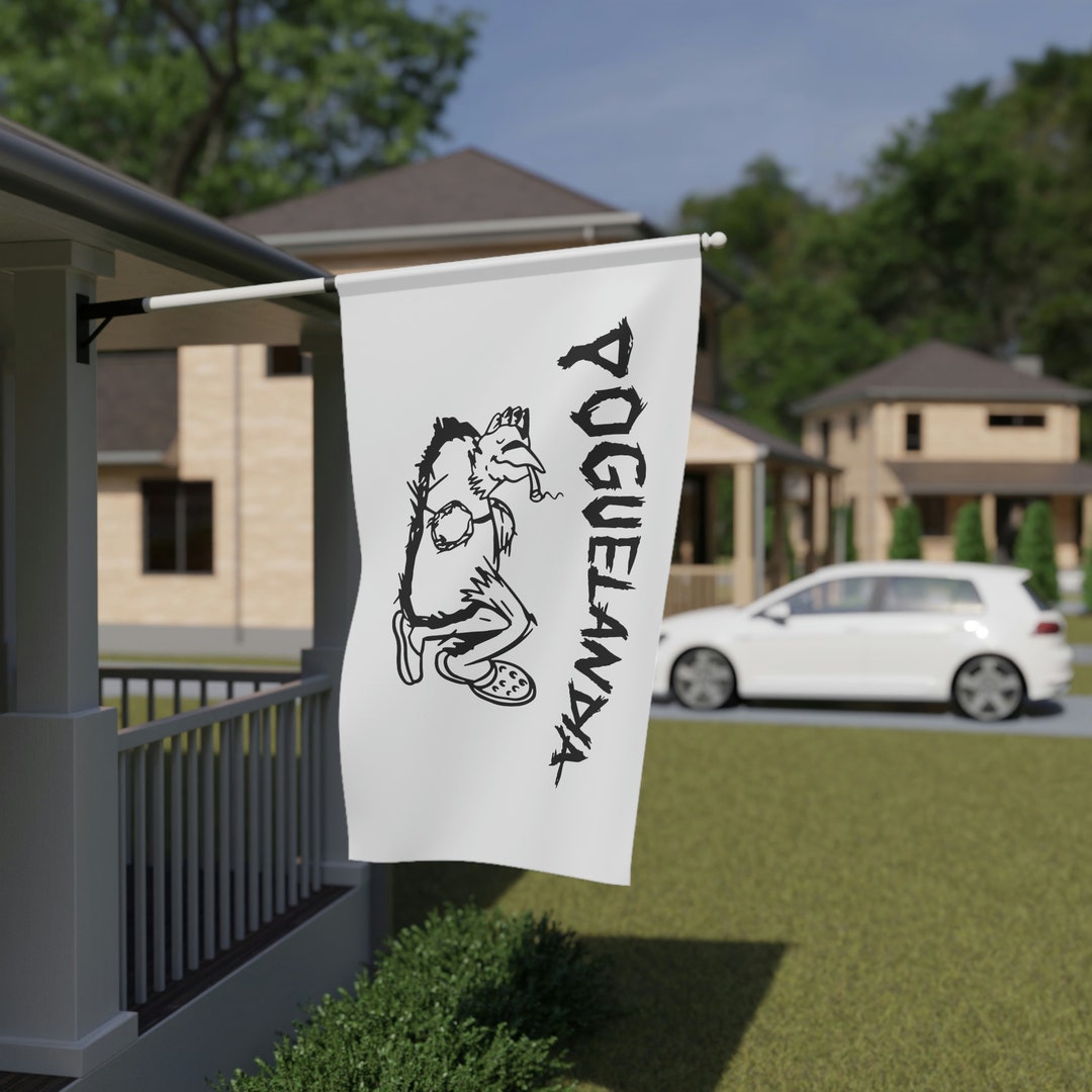 Poguelandia Flag Outer Banks Etsy