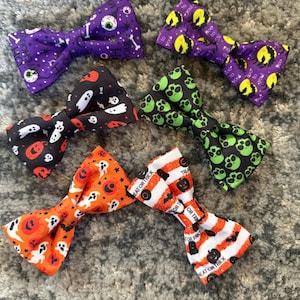 Halloween Dog Collar Bow Tie