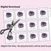 Printable Amethyst Crystal Info Cards for Crystal Sellers &amp; Jewellery ...