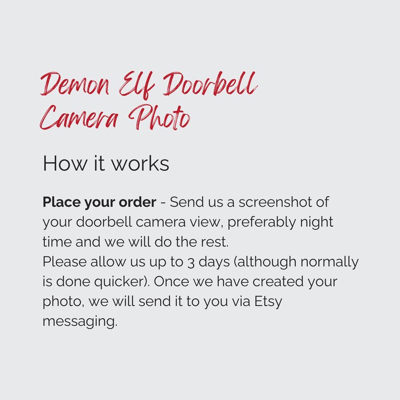 Demon Elf Caught on Doorbell Camera. Photo Proof. Fake Mock Up ...