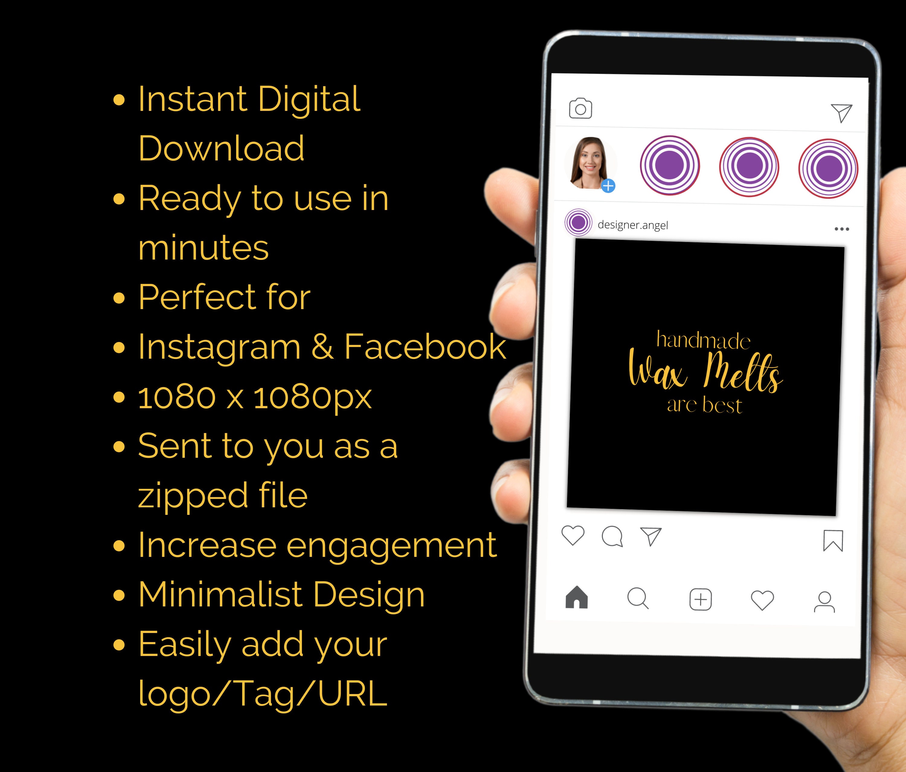 Candle and Wax Melt Business Social Media Templates Ready Made - Etsy UK