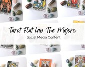 Tarot Readers Instagram Bundle: Flat Lay Card Templates (Digital Download)