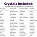 Printable Crystal Gemstone Information Cards. Print at Home - Etsy UK