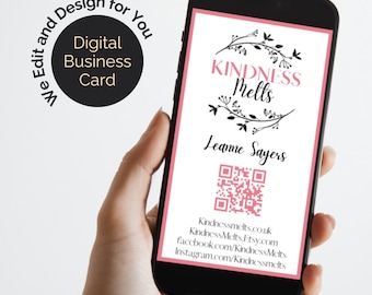 Modern Digital Business Card with QR Code (Designed for You)