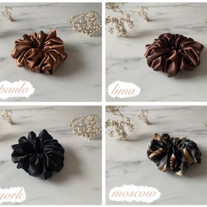 Mini Scrunchie 23 Farben Schönes Haargummi Chouchou Handgemacht in Deutschland Bild 10