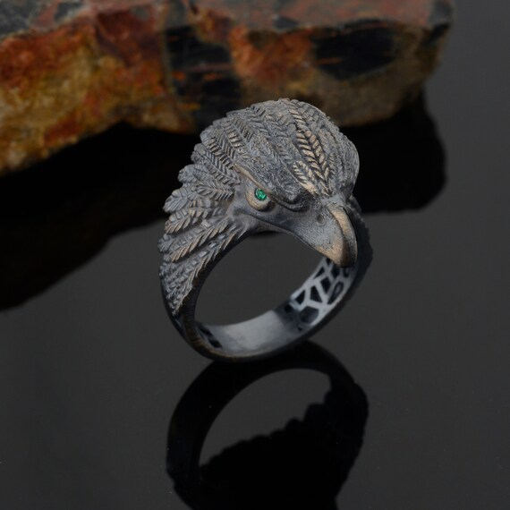 Sterling Silver Diamond Eagle Ring – Grahams Jewellers