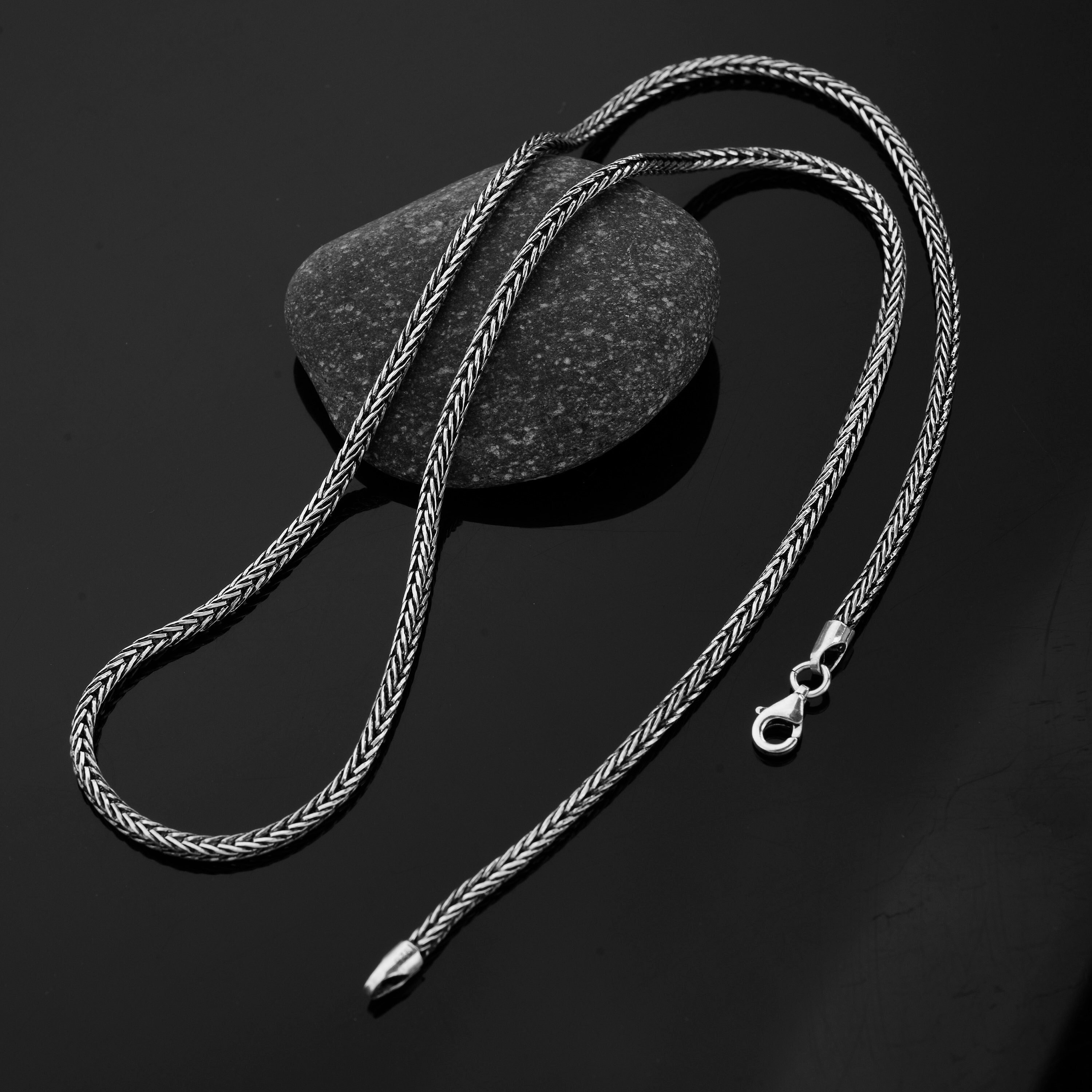 【HYERES LOR】Name rock silver necklace M League of Legends X RockLove HEARTSTEEL Necklace – RockLove