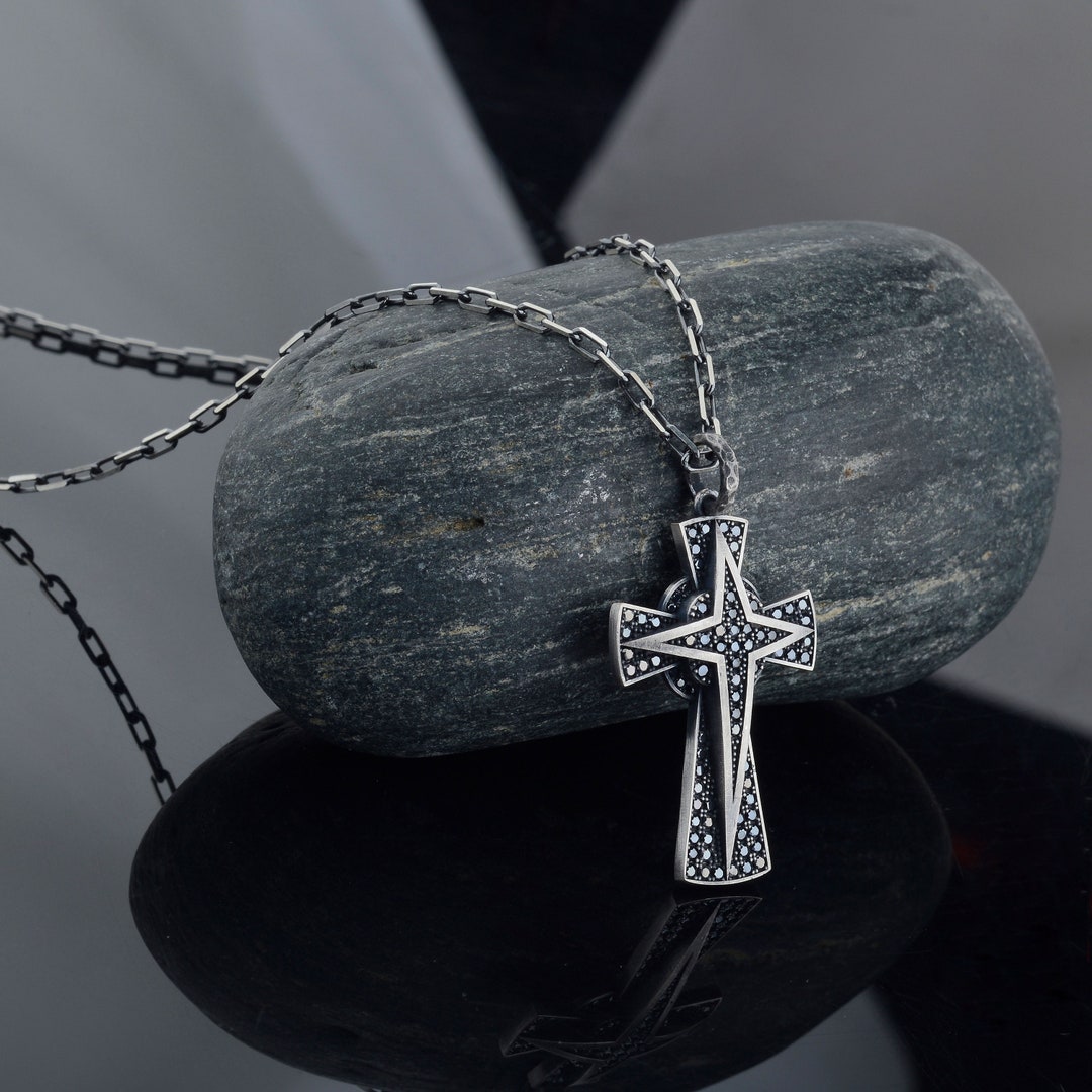 Croce di Gerusalemme in argento - Gioielli religiosi