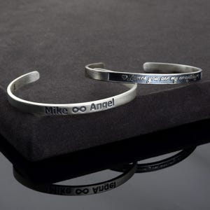 Personalized Mens Cuff Bracelet ,Classic Mens Cuff Modern Silver Bracelet Bangle  Sterling Silver Personalized Men Jewelry Bracelet