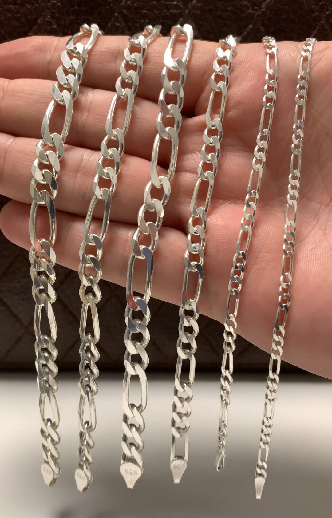 Sterling Silver Figaro Bracelet, 925k Figaro Chain Bracelets, Chain Bracelets for Man, Silver Men's Jewelry, Best Gifts for Boyfriend - Etsy Sterling Silver Figaro Bracelet, 925k Figaro Chain Bracelets, Chain Bracelets for Man, Silver Men's Jewelry, Best Gifts for Boyfriend - Etsy