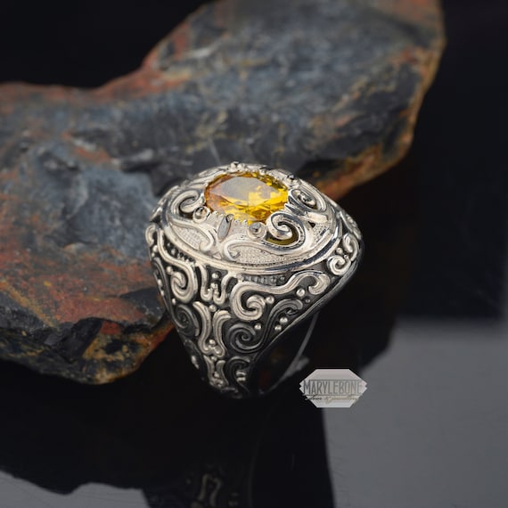 Anelli Da Uomo In Argento Con Pietra Principale Rubino | Acquisti Online Su - Foto 12