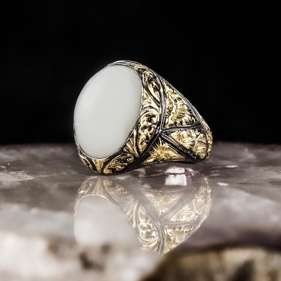 Sterling silver mens rings deals vintage
