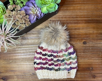 Malabrigo Merino Wool Knit Hat