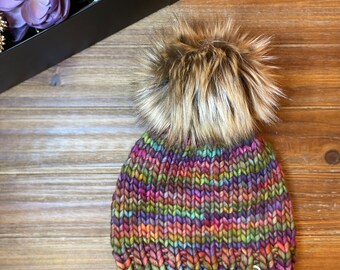 Malabrigo Merino Wool Knit Hat