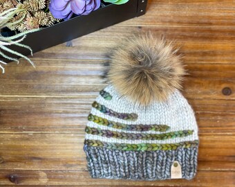 Malabrigo Merino Wool Knit Hat Beanie