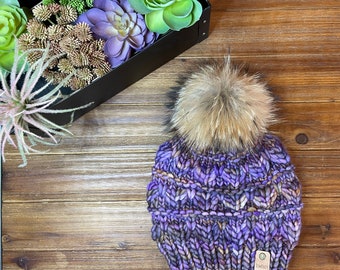 Malabrigo Merino Wool Knit Hat