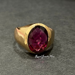 Pink tourmaline Ring, handmade ring, Gemstone ring, solid Copper ring, rose gold, womens ring, mens ring, gift ring