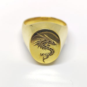 Dragon Ring, 925 Silver Signet Ring, Reptile Jewelry, Dragon Jewelry. Animal Oval Ring, Boho Signet Ring, Silver Dragon Ring, Witchy Jewelry