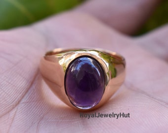 Mens amethyst pinky ring outlet