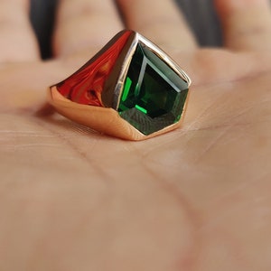 Green stone gold ring price hotsell
