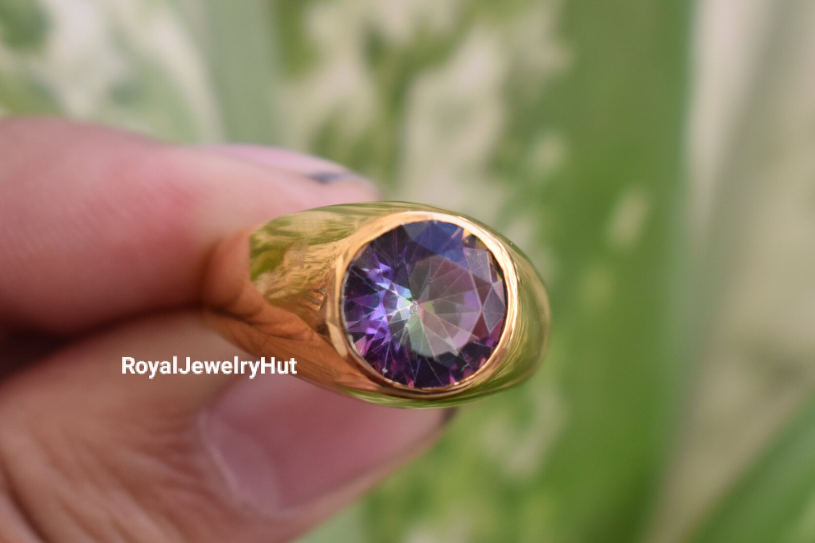 Mystic Topaz Ring Mens Ring Ring 925 Solid Sterling Etsy