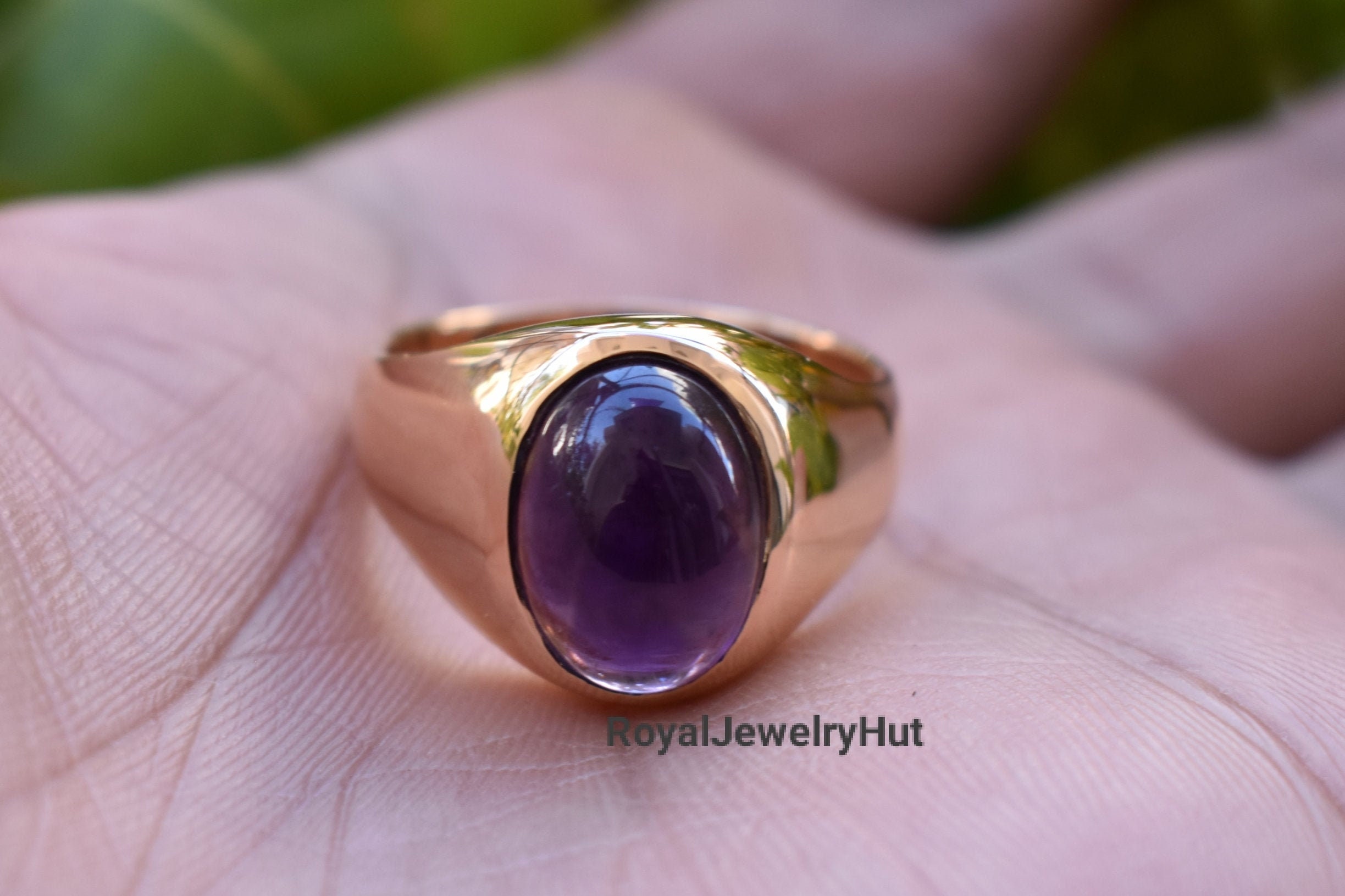 Want to buy Purple Sapphire and Diamond Ring? Bid from 450! |  Kunstveiling.nl