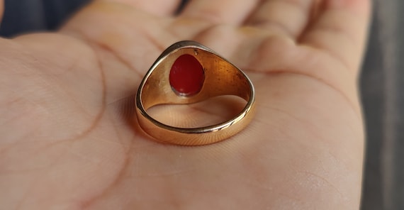 ヴィンテージ＊リング 赤珊瑚 シルバー オランダ製 コーラル